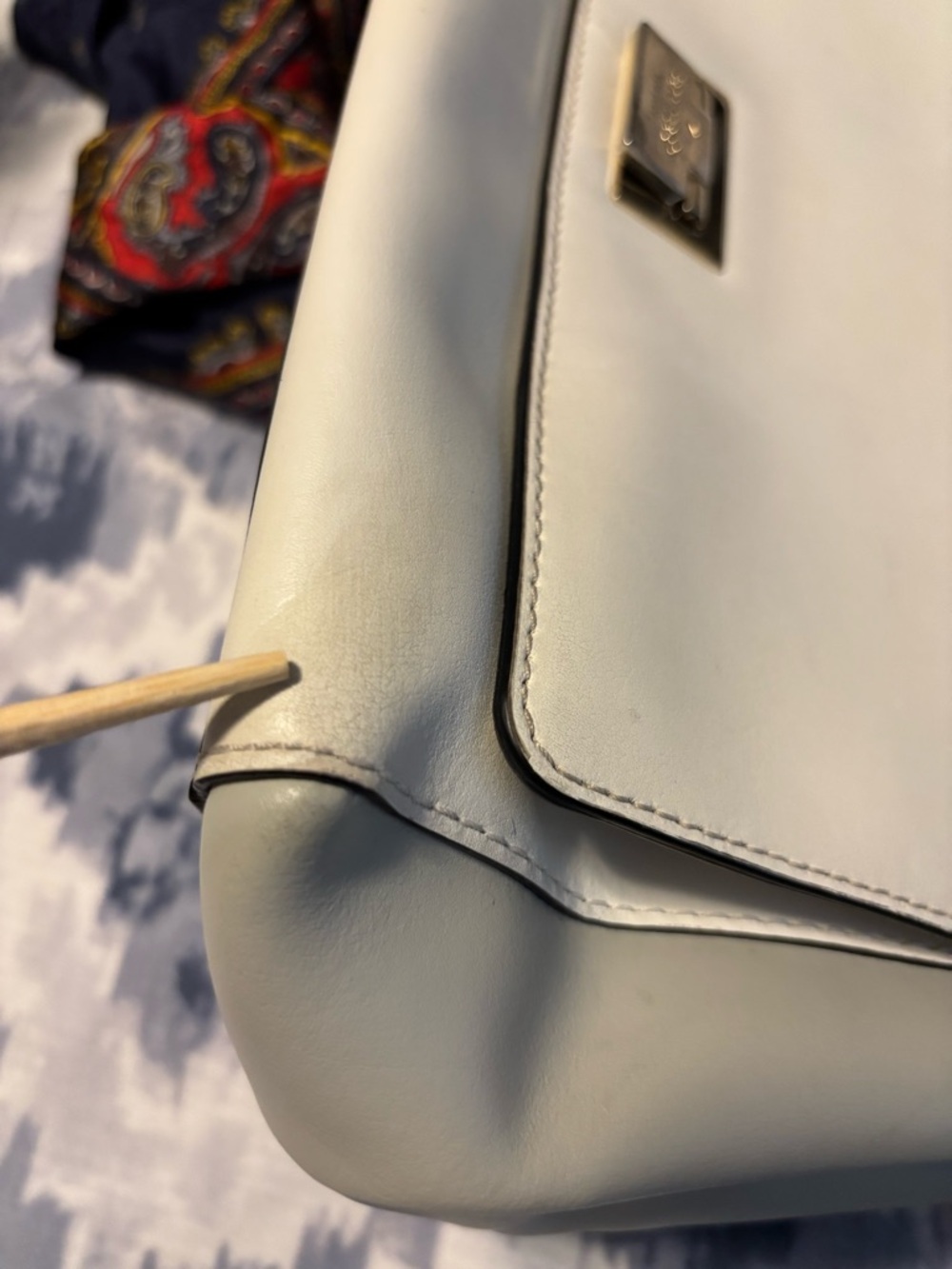 Kate Spade Large Laurel Magnolia Trapeze Satchel - Picture 9 of 16